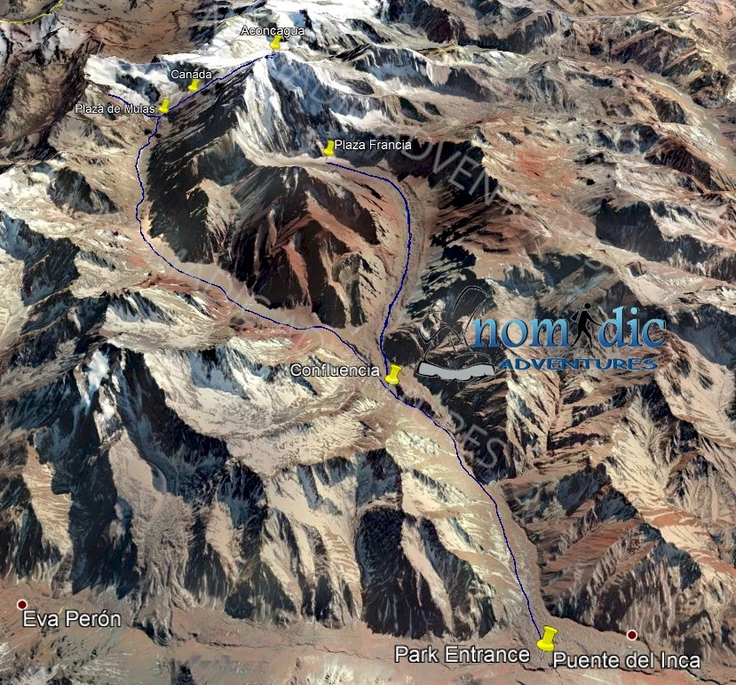 Aconcagua Route